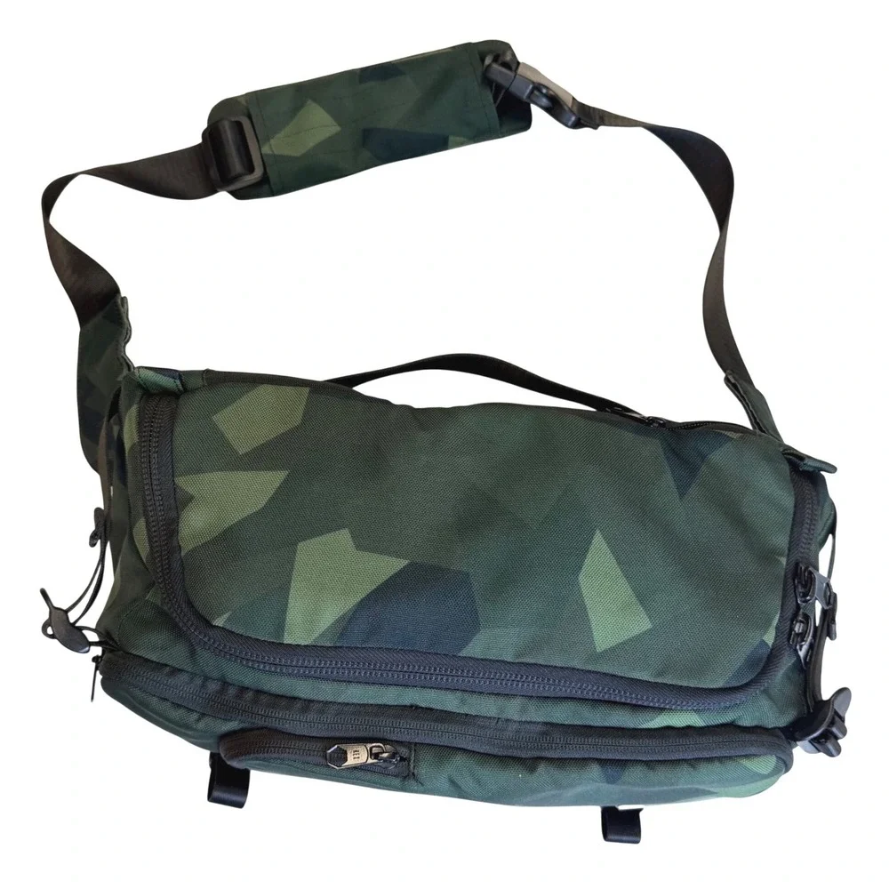 HEX Ranger DSLR Camera Hip Bag Green Camo Cordura Nylon Geometric Tactical